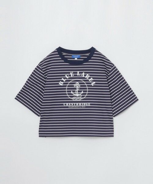 BLUE LABEL / BLACK LABEL CRESTBRIDGE / ブルーレーベル / ブラックレーベル・クレストブリッジ  カットソー | プレーティングシルケットスムースグラフィックロゴTシャツ | 詳細18
