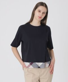 BLUE LABEL / BLACK LABEL CRESTBRIDGE / ブルーレーベル / ブラックレーベル・クレストブリッジ  カットソー | シルケットスムースタックTシャツ