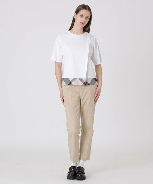 BLUE LABEL / BLACK LABEL CRESTBRIDGE / ブルーレーベル / ブラックレーベル・クレストブリッジ  カットソー | シルケットスムースタックTシャツ | 詳細1