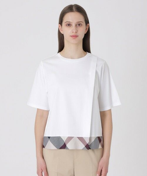 BLUE LABEL / BLACK LABEL CRESTBRIDGE / ブルーレーベル / ブラックレーベル・クレストブリッジ  カットソー | シルケットスムースタックTシャツ | 詳細2