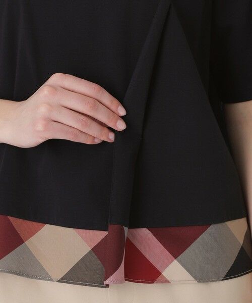 BLUE LABEL / BLACK LABEL CRESTBRIDGE / ブルーレーベル / ブラックレーベル・クレストブリッジ  カットソー | シルケットスムースタックTシャツ | 詳細11