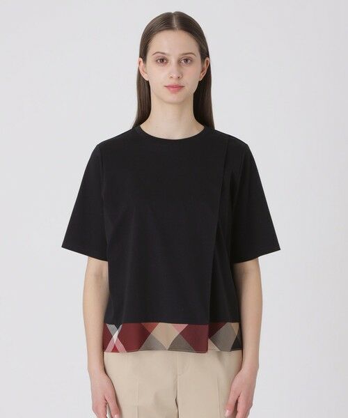 BLUE LABEL / BLACK LABEL CRESTBRIDGE / ブルーレーベル / ブラックレーベル・クレストブリッジ  カットソー | シルケットスムースタックTシャツ | 詳細8