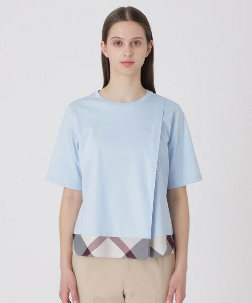 BLUE LABEL / BLACK LABEL CRESTBRIDGE / ブルーレーベル / ブラックレーベル・クレストブリッジ  カットソー | シルケットスムースタックTシャツ | 詳細14