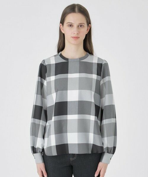 BLUE LABEL / BLACK LABEL CRESTBRIDGE / ブルーレーベル / ブラックレーベル・クレストブリッジ シャツ・ブラウス | 【一部店舗限定】クレストブリッジチェックライトクロッシングツイルブラウス | 詳細2