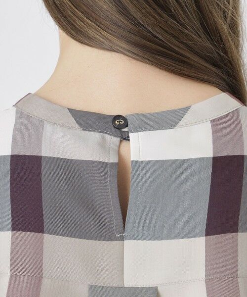 BLUE LABEL / BLACK LABEL CRESTBRIDGE / ブルーレーベル / ブラックレーベル・クレストブリッジ シャツ・ブラウス | 【一部店舗限定】クレストブリッジチェックライトクロッシングツイルブラウス | 詳細11