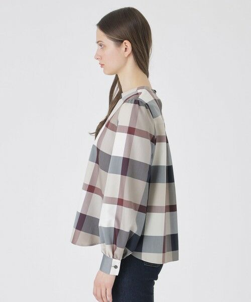 BLUE LABEL / BLACK LABEL CRESTBRIDGE / ブルーレーベル / ブラックレーベル・クレストブリッジ シャツ・ブラウス | 【一部店舗限定】クレストブリッジチェックライトクロッシングツイルブラウス | 詳細9