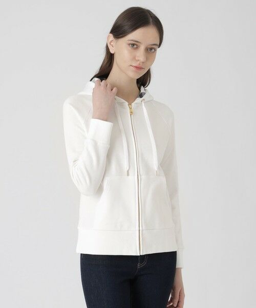 BLUE LABEL / BLACK LABEL CRESTBRIDGE / ブルーレーベル / ブラックレーベル・クレストブリッジ  カットソー | 【一部店舗限定】ベーシックパーカー（ホワイト）