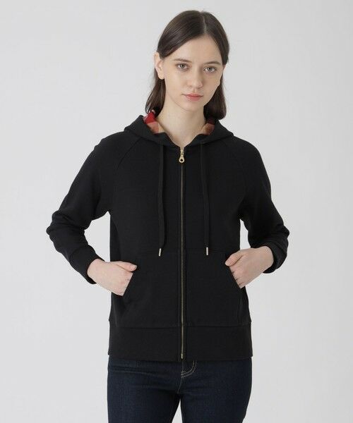 BLUE LABEL / BLACK LABEL CRESTBRIDGE / ブルーレーベル / ブラックレーベル・クレストブリッジ  カットソー | 【一部店舗限定】ベーシックパーカー（ブラック）