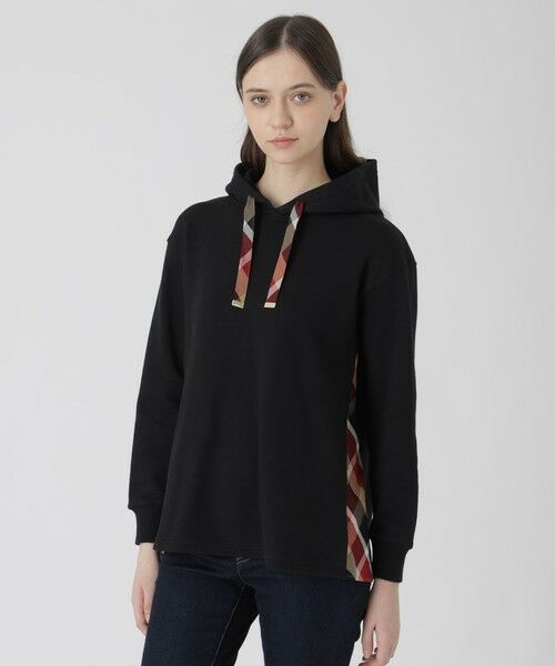 BLUE LABEL / BLACK LABEL CRESTBRIDGE / ブルーレーベル / ブラックレーベル・クレストブリッジ  カットソー | 【一部店舗限定】ベーシック裏毛フーディー（ブラック）