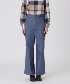 BLUE LABEL / BLACK LABEL CRESTBRIDGE / ブルーレーベル / ブラックレーベル・クレストブリッジ  その他パンツ | 【一部店舗限定】スラブシャンブレーワイドパンツ