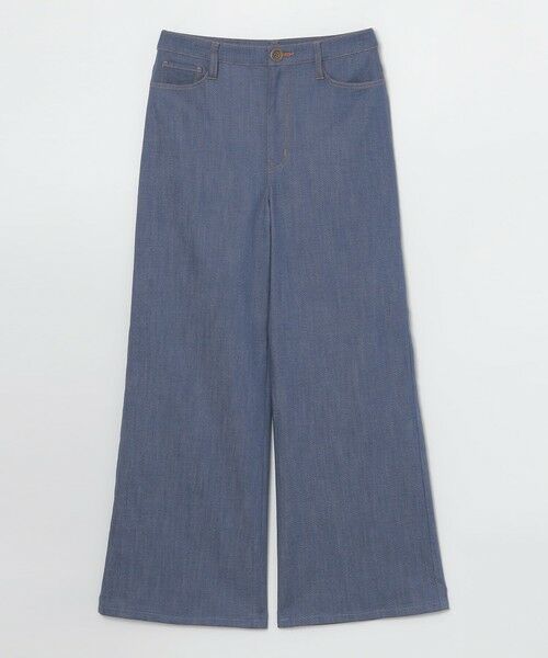 BLUE LABEL / BLACK LABEL CRESTBRIDGE / ブルーレーベル / ブラックレーベル・クレストブリッジ  その他パンツ | 【一部店舗限定】スラブシャンブレーワイドパンツ | 詳細8