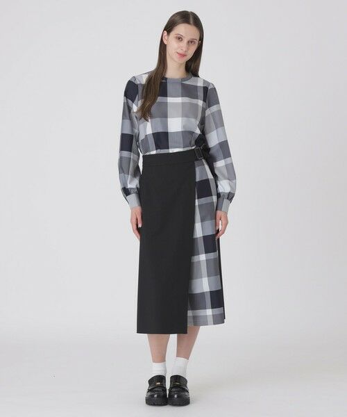 BLUE LABEL / BLACK LABEL CRESTBRIDGE / ブルーレーベル / ブラックレーベル・クレストブリッジ  その他パンツ | 【一部店舗限定】パーシャルチェックガウチョパンツ | 詳細1