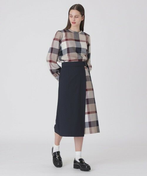 BLUE LABEL / BLACK LABEL CRESTBRIDGE / ブルーレーベル / ブラックレーベル・クレストブリッジ  その他パンツ | 【一部店舗限定】パーシャルチェックガウチョパンツ | 詳細8