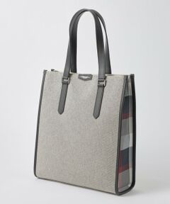 BLUE LABEL / BLACK LABEL CRESTBRIDGE / ブルーレーベル / ブラックレーベル・クレストブリッジ  ショルダーバッグ | シャンブレーキャンバスサイドクレストブリッジチェックトートバッグ