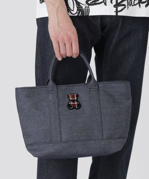 BLUE LABEL / BLACK LABEL CRESTBRIDGE / ブルーレーベル / ブラックレーベル・クレストブリッジ  ショルダーバッグ | 【一部店舗限定】クレストブリッジチェックベアワッペンドライバーズトート | 詳細7