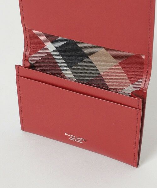 BLUE LABEL / BLACK LABEL CRESTBRIDGE / ブルーレーベル / ブラックレーベル・クレストブリッジ  財布・コインケース・マネークリップ | バイカラークレストブリッジチェックカードケース | 詳細7