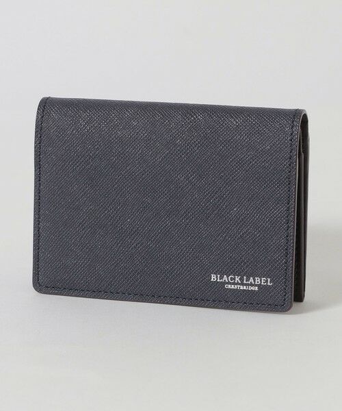 BLUE LABEL / BLACK LABEL CRESTBRIDGE / ブルーレーベル / ブラックレーベル・クレストブリッジ  財布・コインケース・マネークリップ | バイカラークレストブリッジチェックカードケース（ネイビー1）