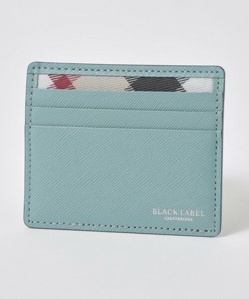 BLUE LABEL / BLACK LABEL CRESTBRIDGE / ブルーレーベル / ブラックレーベル・クレストブリッジ  財布・コインケース・マネークリップ | バイカラークレストブリッジチェックミニスナップウォレット（ブルー2）
