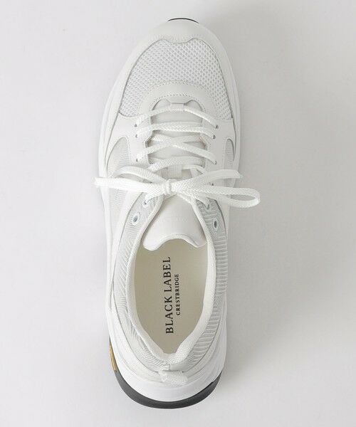 BLUE LABEL / BLACK LABEL CRESTBRIDGE / ブルーレーベル / ブラックレーベル・クレストブリッジ  スニーカー | 【BLACK.lab】カルゼシャドークレストブリッジチェックコンビビブラムスニーカー | 詳細1
