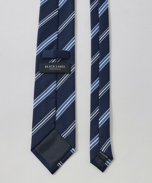 BLUE LABEL / BLACK LABEL CRESTBRIDGE / ブルーレーベル / ブラックレーベル・クレストブリッジ  ネクタイ | ウォッシャブルベーシックストライプタイ | 詳細1