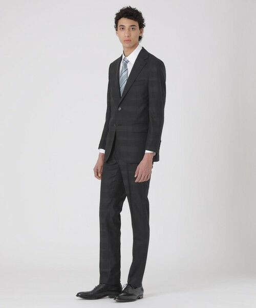 BLUE LABEL / BLACK LABEL CRESTBRIDGE / ブルーレーベル / ブラックレーベル・クレストブリッジ  セットアップ | 【BRI-EASE SUIT】ウォッシャブルエクストラクールクレストブリッジチェックジャケット | 詳細1