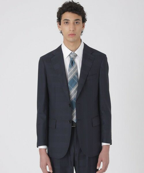 BLUE LABEL / BLACK LABEL CRESTBRIDGE / ブルーレーベル / ブラックレーベル・クレストブリッジ  セットアップ | 【BRI-EASE SUIT】ウォッシャブルエクストラクールクレストブリッジチェックジャケット | 詳細10