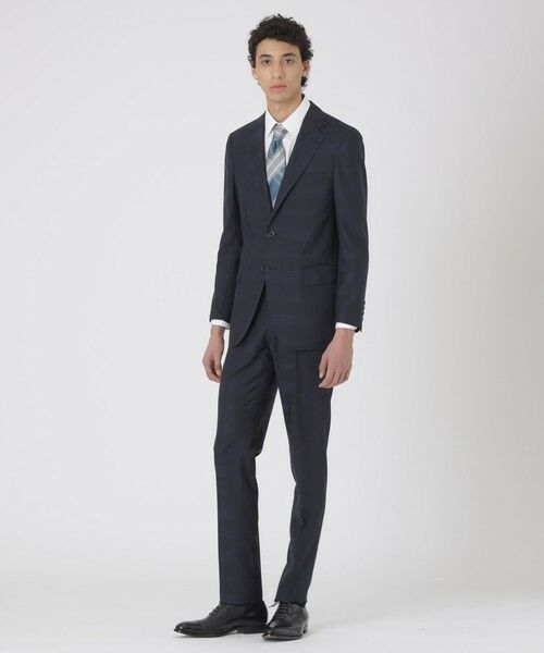 BLUE LABEL / BLACK LABEL CRESTBRIDGE / ブルーレーベル / ブラックレーベル・クレストブリッジ  セットアップ | 【BRI-EASE SUIT】ウォッシャブルエクストラクールクレストブリッジチェックジャケット | 詳細9