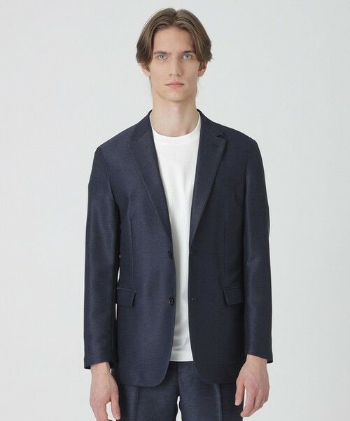 BLUE LABEL / BLACK LABEL CRESTBRIDGE / ブルーレーベル / ブラックレーベル・クレストブリッジ  テーラードジャケット | メランジカラミジャケット（ネイビー1）