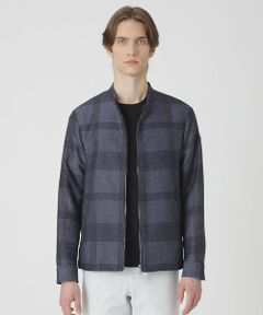 BLUE LABEL / BLACK LABEL CRESTBRIDGE / ブルーレーベル / ブラックレーベル・クレストブリッジ  その他アウター | シャドーチェックカラミライダースブルゾン