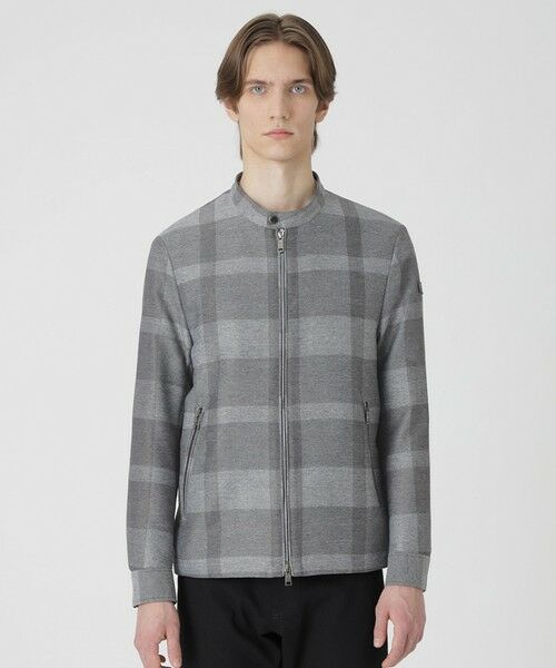 BLUE LABEL / BLACK LABEL CRESTBRIDGE / ブルーレーベル / ブラックレーベル・クレストブリッジ  その他アウター | シャドーチェックカラミライダースブルゾン | 詳細2