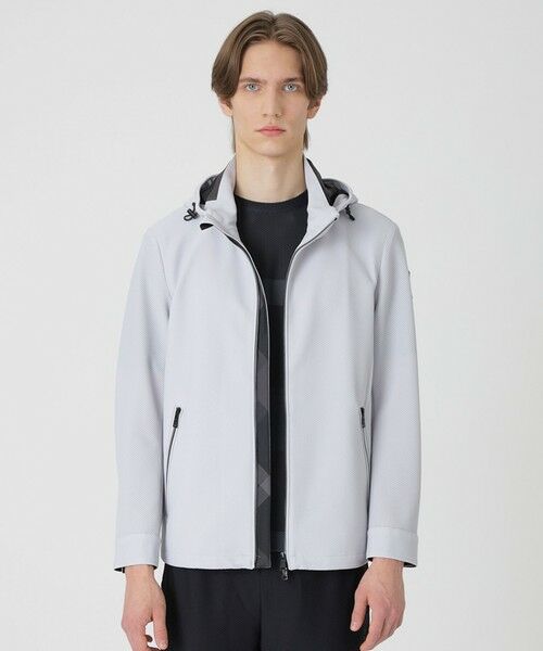 BLUE LABEL / BLACK LABEL CRESTBRIDGE / ブルーレーベル / ブラックレーベル・クレストブリッジ  その他アウター | 【BLACK lab.】ブリーズメッシュパーカー（グレー1）