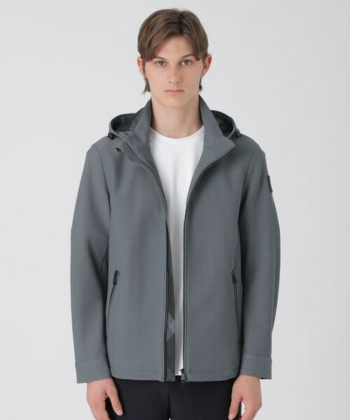 BLUE LABEL / BLACK LABEL CRESTBRIDGE / ブルーレーベル / ブラックレーベル・クレストブリッジ  その他アウター | 【BLACK lab.】ブリーズメッシュパーカー（グレー5）