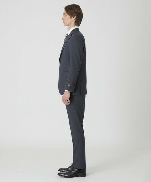 BLUE LABEL / BLACK LABEL CRESTBRIDGE / ブルーレーベル / ブラックレーベル・クレストブリッジ  セットアップ | MIYUKIヘップバーングレーTOPツイルスーツ | 詳細2
