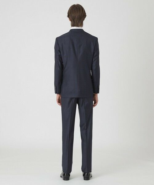 BLUE LABEL / BLACK LABEL CRESTBRIDGE / ブルーレーベル / ブラックレーベル・クレストブリッジ  セットアップ | 【一部店舗限定】LORO PIANAネイビーマルチカラーチェックスーツ | 詳細3