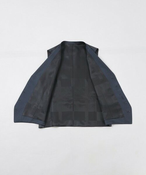 BLUE LABEL / BLACK LABEL CRESTBRIDGE / ブルーレーベル / ブラックレーベル・クレストブリッジ  セットアップ | 【一部店舗限定】Zegna TRAVELLER ネイビーピンヘッドスリーピーススーツ | 詳細10