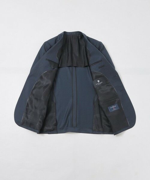 BLUE LABEL / BLACK LABEL CRESTBRIDGE / ブルーレーベル / ブラックレーベル・クレストブリッジ  セットアップ | 【一部店舗限定】Zegna TRAVELLER ネイビーピンヘッドスリーピーススーツ | 詳細9