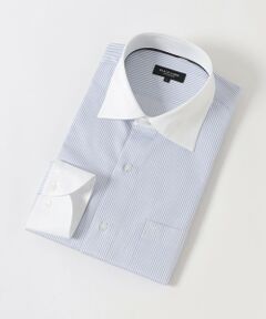 BLUE LABEL / BLACK LABEL CRESTBRIDGE / ブルーレーベル / ブラックレーベル・クレストブリッジ  シャツ・ブラウス | 【一部店舗限定】プレミアムギザクレリックストライプセミワイドカラーシャツ