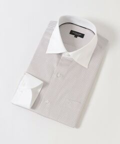 BLUE LABEL / BLACK LABEL CRESTBRIDGE / ブルーレーベル / ブラックレーベル・クレストブリッジ  シャツ・ブラウス | 【一部店舗限定】プレミアムギザクレリックストライプセミワイドカラーシャツ