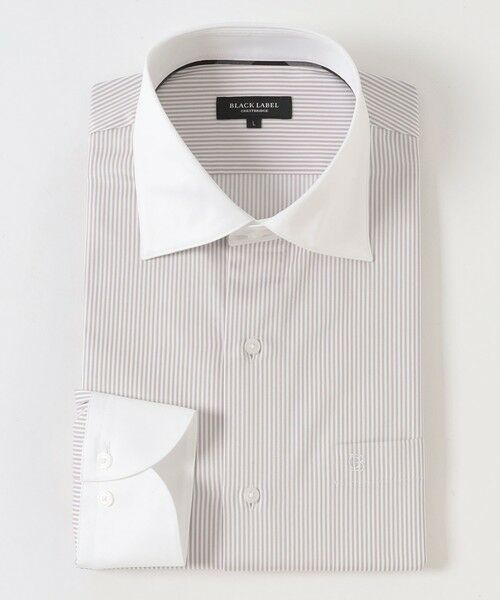 BLUE LABEL / BLACK LABEL CRESTBRIDGE / ブルーレーベル / ブラックレーベル・クレストブリッジ  シャツ・ブラウス | 【一部店舗限定】プレミアムギザクレリックストライプセミワイドカラーシャツ | 詳細6