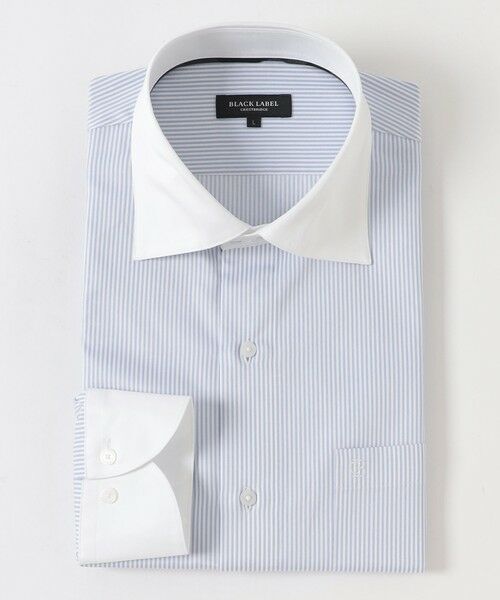 BLUE LABEL / BLACK LABEL CRESTBRIDGE / ブルーレーベル / ブラックレーベル・クレストブリッジ  シャツ・ブラウス | 【一部店舗限定】プレミアムギザクレリックストライプセミワイドカラーシャツ | 詳細5
