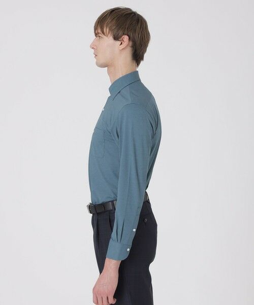 BLUE LABEL / BLACK LABEL CRESTBRIDGE / ブルーレーベル / ブラックレーベル・クレストブリッジ  シャツ・ブラウス | 【一部店舗限定】カネマサプレミアムソリッドジャージーセミワイドカラーシャツ | 詳細9