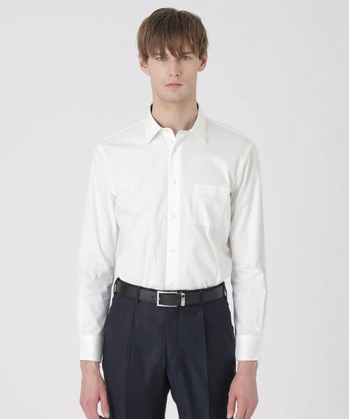 BLUE LABEL / BLACK LABEL CRESTBRIDGE / ブルーレーベル / ブラックレーベル・クレストブリッジ  シャツ・ブラウス | ピンオックスレギュラーカラーシャツ | 詳細1