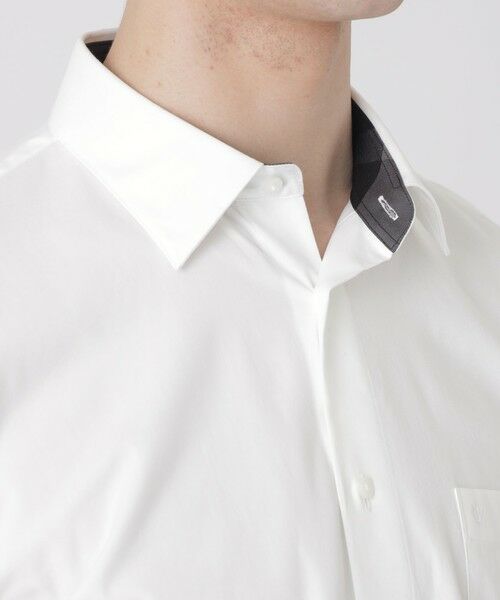 BLUE LABEL / BLACK LABEL CRESTBRIDGE / ブルーレーベル / ブラックレーベル・クレストブリッジ  シャツ・ブラウス | ピンオックスレギュラーカラーシャツ | 詳細4