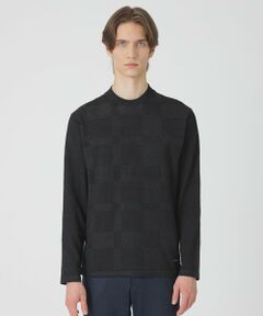 BLUE LABEL / BLACK LABEL CRESTBRIDGE / ブルーレーベル / ブラックレーベル・クレストブリッジ  ニット・セーター | リネンミックスシャドーチェックニット