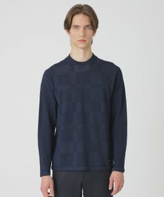 BLUE LABEL / BLACK LABEL CRESTBRIDGE / ブルーレーベル / ブラックレーベル・クレストブリッジ  ニット・セーター | リネンミックスシャドーチェックニット