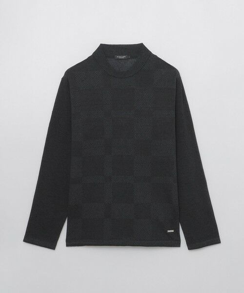 BLUE LABEL / BLACK LABEL CRESTBRIDGE / ブルーレーベル / ブラックレーベル・クレストブリッジ  ニット・セーター | リネンミックスシャドーチェックニット | 詳細9