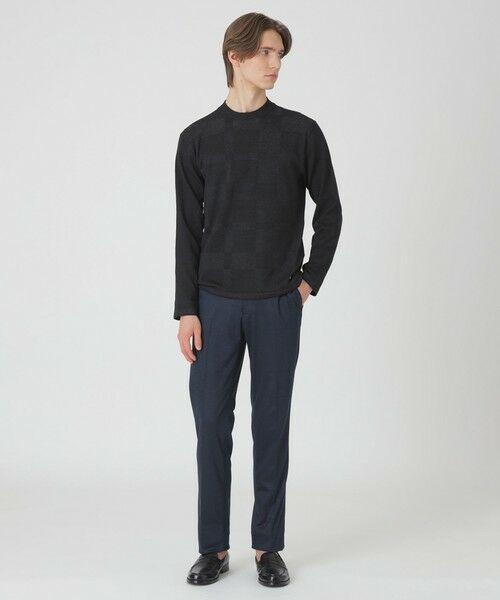 BLUE LABEL / BLACK LABEL CRESTBRIDGE / ブルーレーベル / ブラックレーベル・クレストブリッジ  ニット・セーター | リネンミックスシャドーチェックニット | 詳細5