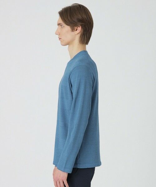 BLUE LABEL / BLACK LABEL CRESTBRIDGE / ブルーレーベル / ブラックレーベル・クレストブリッジ  ニット・セーター | リネンミックスシャドーチェックニット | 詳細11