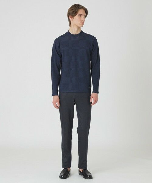 BLUE LABEL / BLACK LABEL CRESTBRIDGE / ブルーレーベル / ブラックレーベル・クレストブリッジ  ニット・セーター | リネンミックスシャドーチェックニット | 詳細16