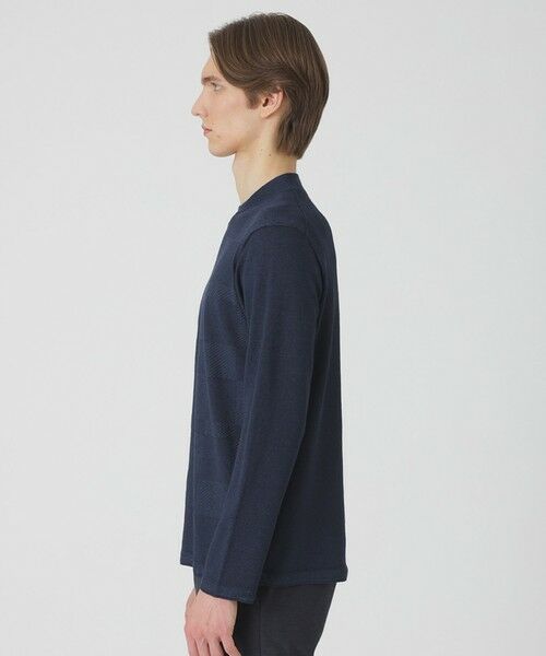 BLUE LABEL / BLACK LABEL CRESTBRIDGE / ブルーレーベル / ブラックレーベル・クレストブリッジ  ニット・セーター | リネンミックスシャドーチェックニット | 詳細17